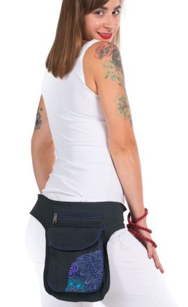 Ledvinka Purano - fialová se vzorem