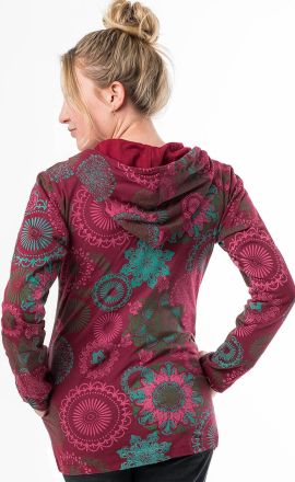 Bordó mikina Michaela Gautam Miraj