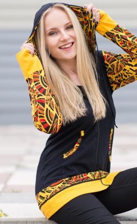 Žlutá mikina Michaela Gautam Apach