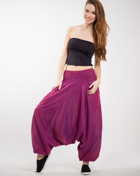 Růžové kalhoty Purano Aladin Růžové kalhoty Purano Aladin