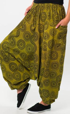 "Zlaté" kalhoty Purano Aladin s kolečky