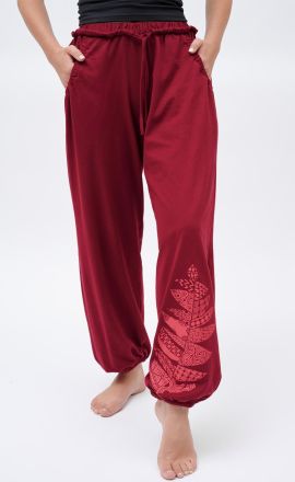 Bordó kalhoty Michaela Gautam Indian