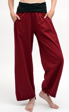 Bordó kalhoty Michaela Gautam Sabai