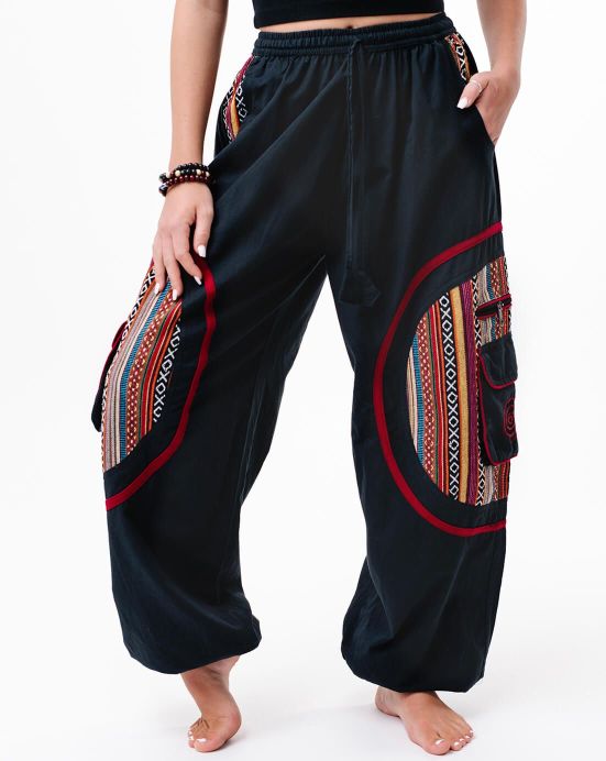 Černo-bordó kapsáče Michaela Gautam Baggy Černo-bordó kapsáče Michaela Gautam Baggy