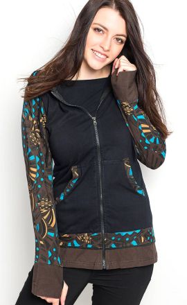 Kaštanová mikina Michaela Gautam Apach