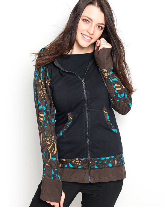 Kaštanová mikina Michaela Gautam Apach