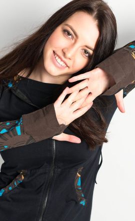 Kaštanová mikina Michaela Gautam Apach