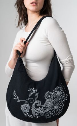 Černá kabelka Michaela Gautam Moonflower