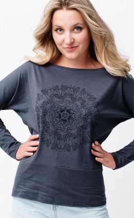 Šedá lehká mikina Michaela Gautam Rhamri