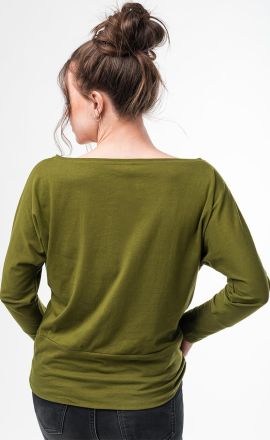 Khaki lehká mikina Michaela Gautam Rhamri