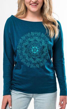 Petrolejová lehká mikina Michaela Gautam Rhamri